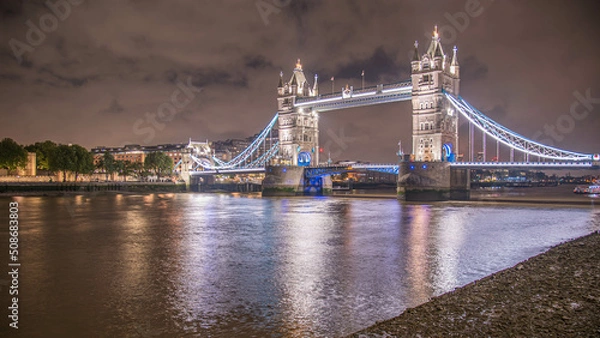 Obraz tower bridge at night