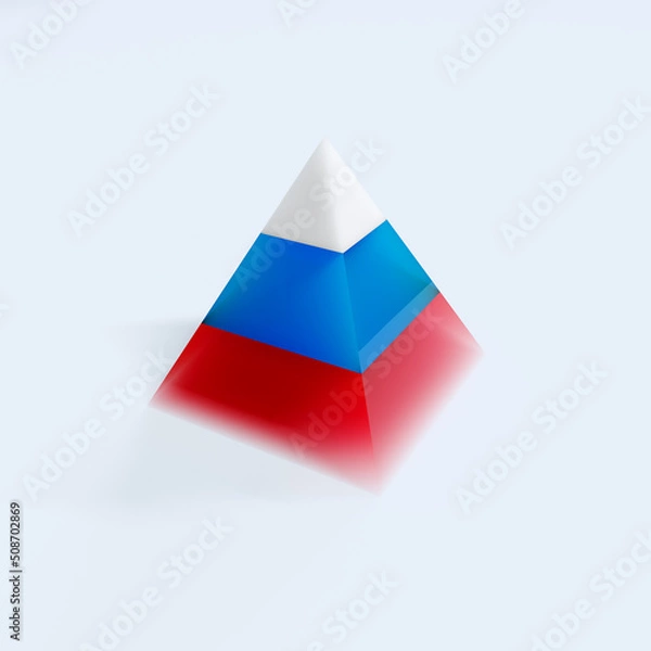 Obraz russian hierarchy pyramid visualization