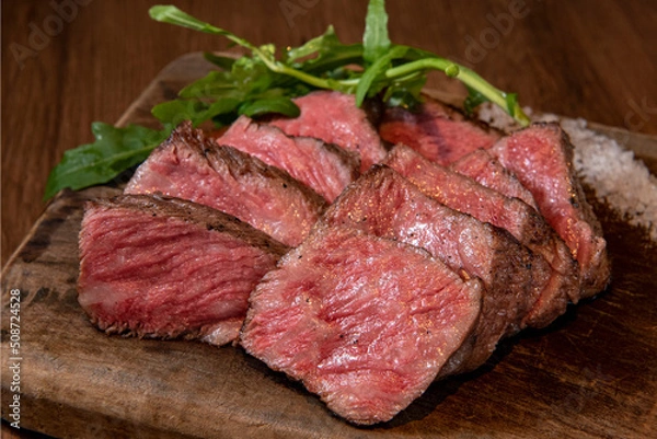 Obraz 赤身肉のステーキ