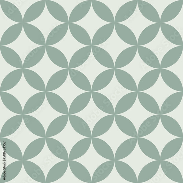 Fototapeta Cups, pillows, fabrics, wallpaper, bathroom, surface decor.  Seamless vector mesh.