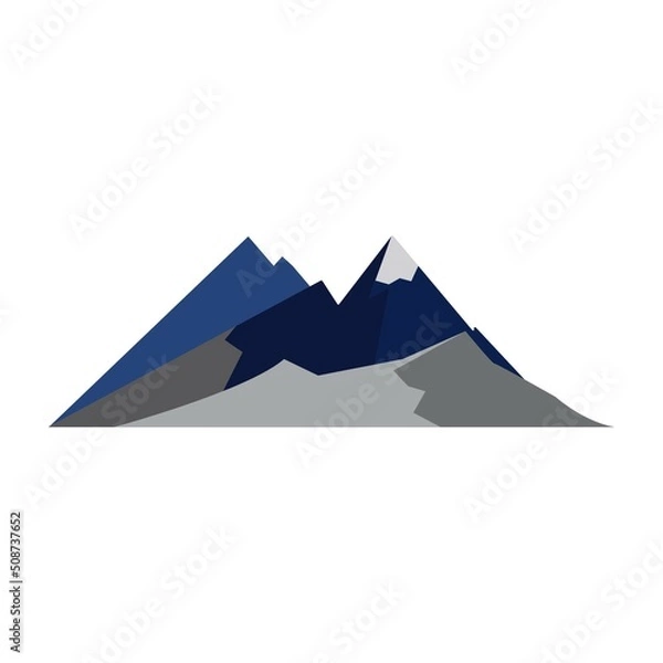 Obraz Mountain icon Logo Template Vector illustration design