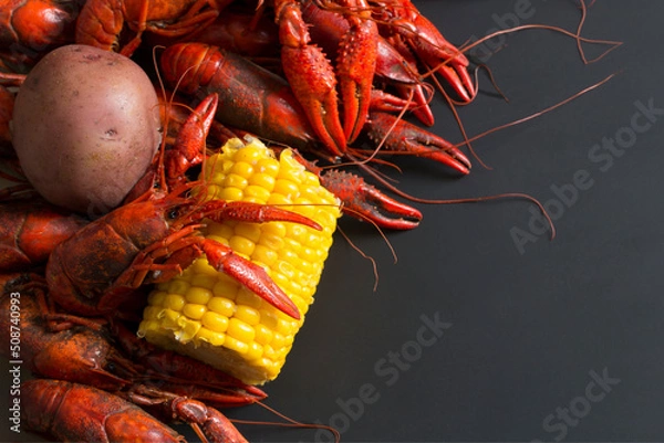 Fototapeta Boiled Crawfish