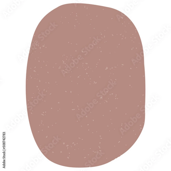 Fototapeta Hand drawn abstract organic shape with grainy texture. Abstract blob organic shape. Creative contemporary aesthetic abstract doodle elements vector illustration.