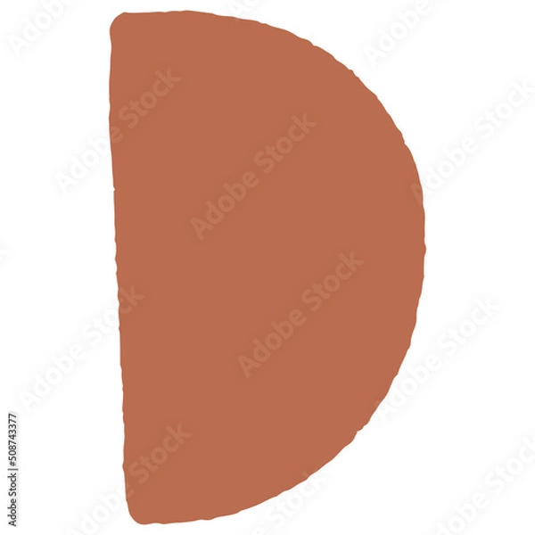 Fototapeta Hand drawn abstract organic shape with grainy texture. Abstract blob organic shape. Creative contemporary aesthetic abstract doodle elements vector illustration.