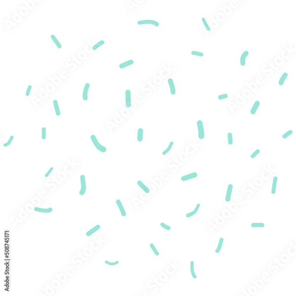 Fototapeta Hand drawn abstract dots pattern. Doodle dotted elements illustration. Scribble dots decorative.