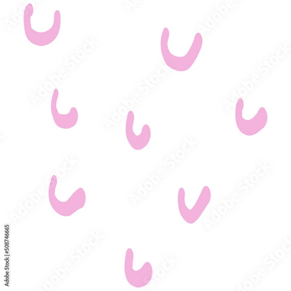 Obraz Hand drawn abstract dots pattern. Doodle dotted elements illustration. Scribble dots decorative.