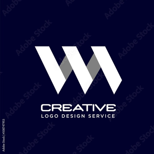 Obraz WA logo or VM Logo  also VVA logo Template