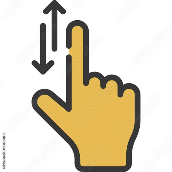 Obraz Up And Down Scrolling Icon