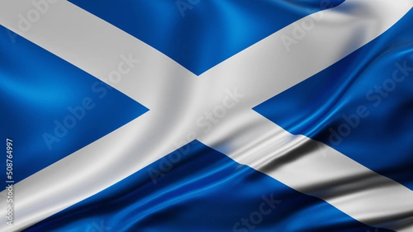 Fototapeta Scotland national flag