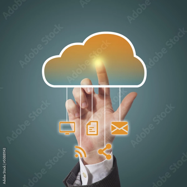 Obraz cloud computing