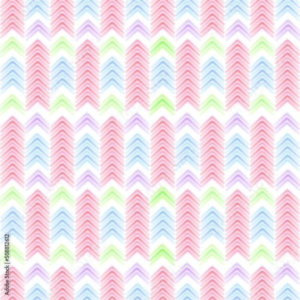 Obraz Chevron Pattern sweet colorfull sweater Seamless Pattern Texture of vector.