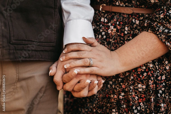 Obraz Married couple hands