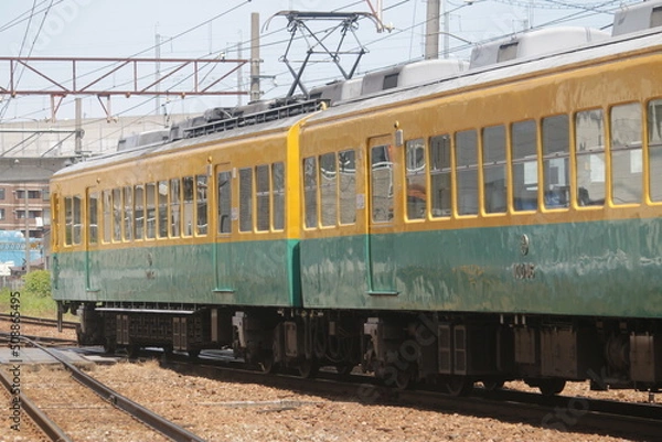 Fototapeta 富山地方鉄道の電車