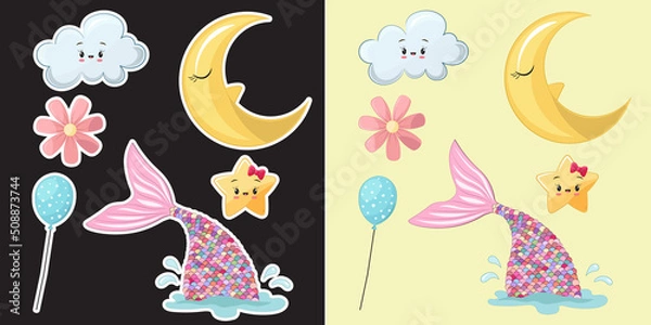 Obraz Kid's Stickers  set