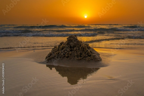 Fototapeta Abandon Sand Castle