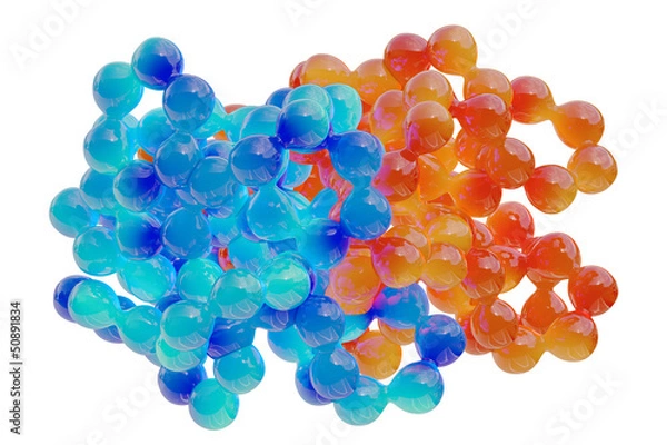 Fototapeta Protein - 3D Render