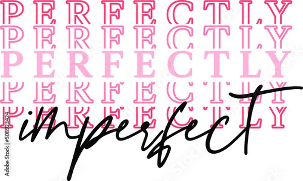 Obraz Perfectly Imperfect Vector Design