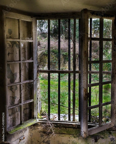 Obraz fenêtre friche