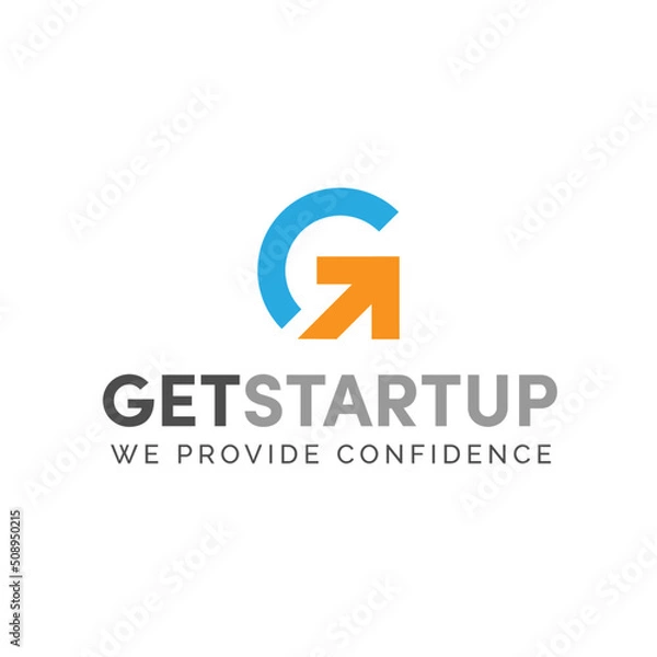 Obraz Get Startup Logo