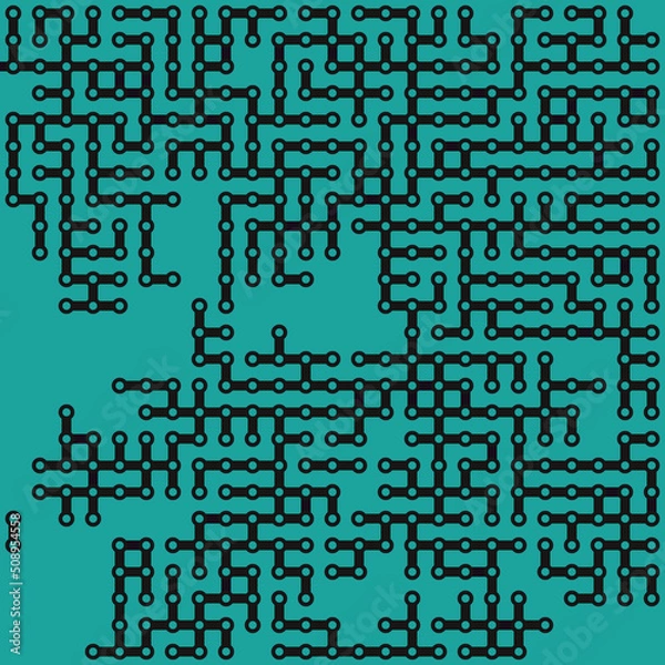 Fototapeta Albert-Laszlo Barabasi algorithm network visualization implementation illustration