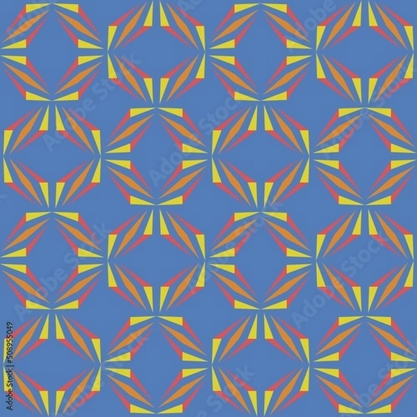 Fototapeta Simple abstract seamless pattern for decorating any surfaces and things.