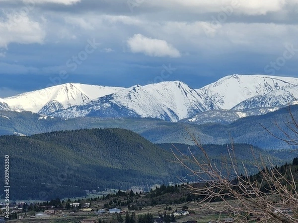 Obraz snow covered mountains