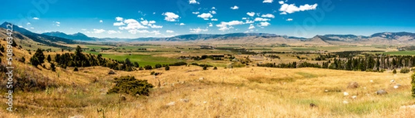 Obraz scenes around yellowstone national park in wyoming