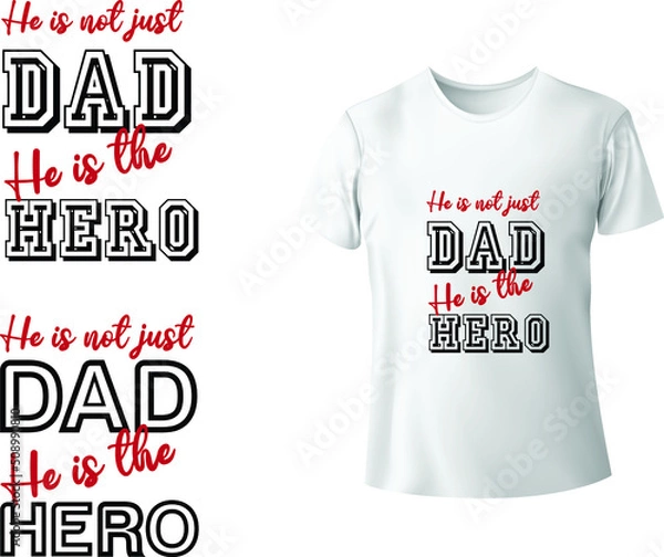 Obraz Fathersay tshirt