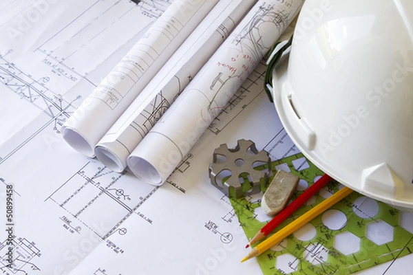 Obraz Engineering plan