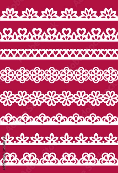 Fototapeta Lace patterns 2