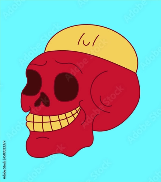 Fototapeta Happy skull