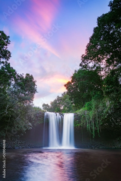 Fototapeta Killen Falls at Sunset, Byron Bay Hinterland, NSW, Australia