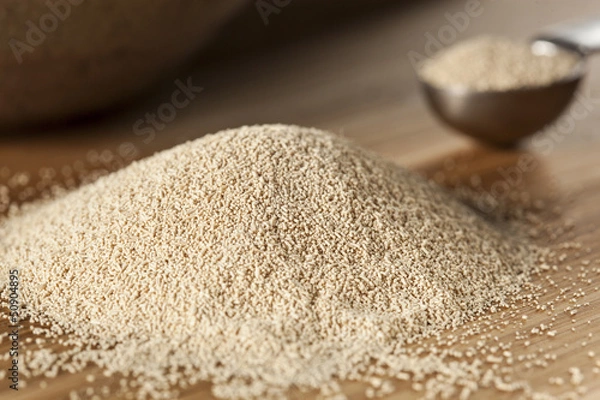 Obraz Organiczne Drożdże Surowe do wypieku chleba
