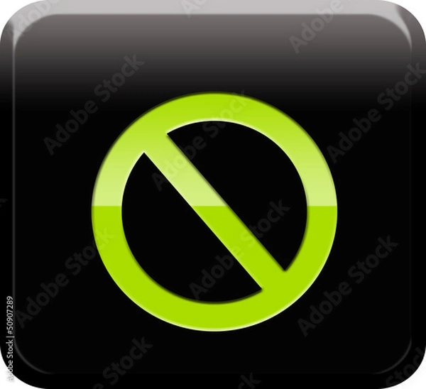 Obraz Prohibido verde