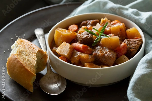 Obraz Rosemary Root Vegetable Beef Stew