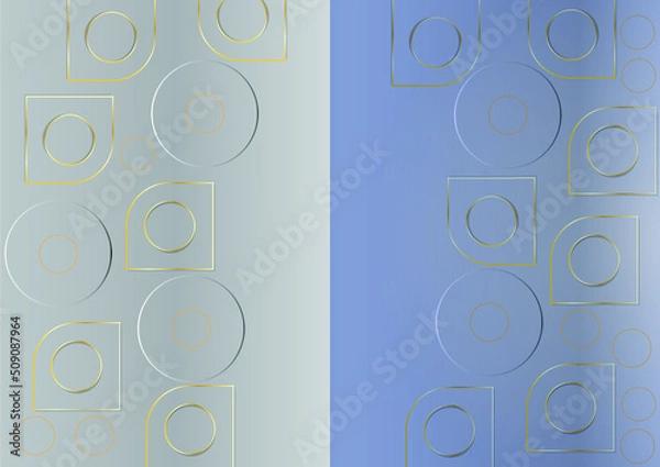 Fototapeta seamless pattern with circles, abstract background with circles