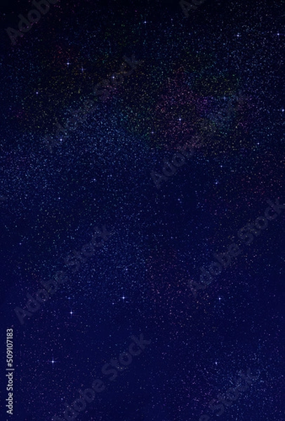 Fototapeta 背景素材_水彩テクスチャ_夜空