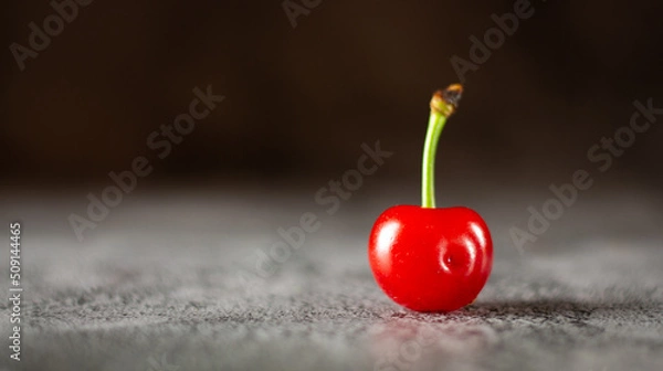 Obraz Cherry close-up and blurred background
