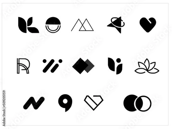 Obraz Letter Logo Images and Vector logo design for Free EPS