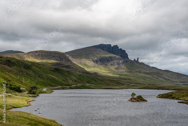 Obraz lake and mountains