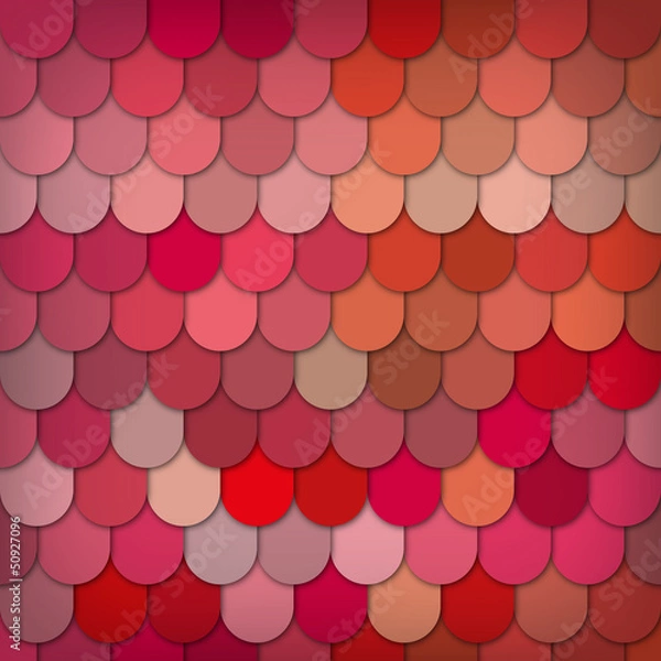 Obraz Schindeln Muster Rottöne