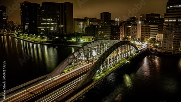 Obraz city harbour bridge