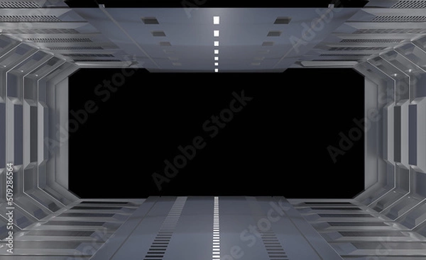Fototapeta Science fiction  is a genre of speculative fiction which typically deals with imaginative and futuristic concepts such as advanced science and technology.3d rendering