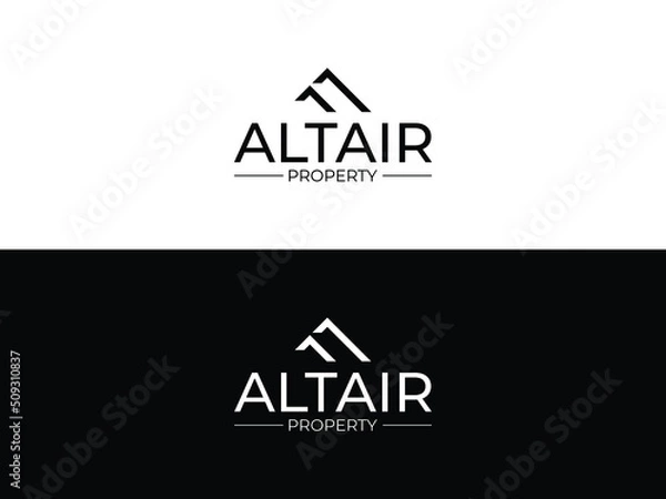 Obraz logo letter a.eps