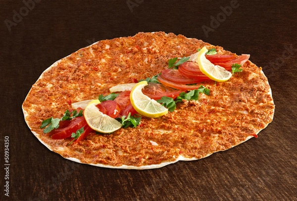 Obraz Lahmacun - Turkish pizza