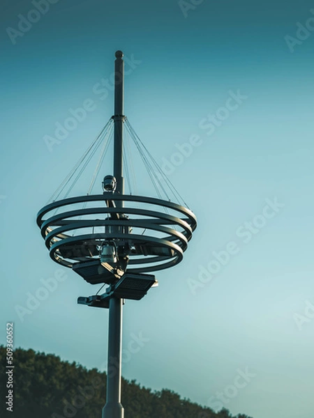 Obraz blue sky and light tower (파란하늘과 조명탑)