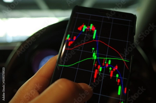 Obraz 投資家が投資マネーでチャート確認する方法
