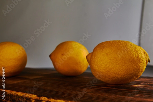 Obraz lemons on the board