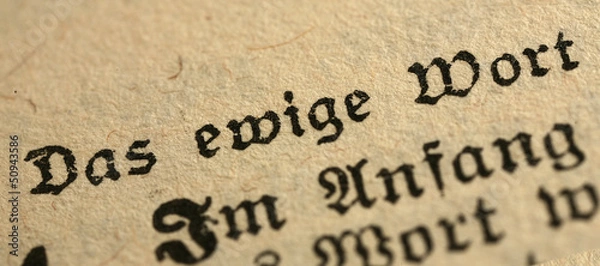 Obraz bible in german