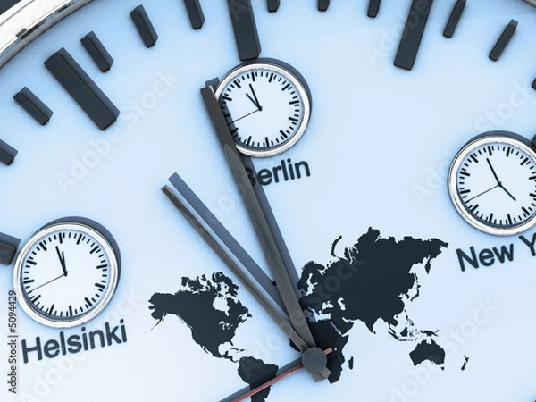 Obraz Weltzeituhr